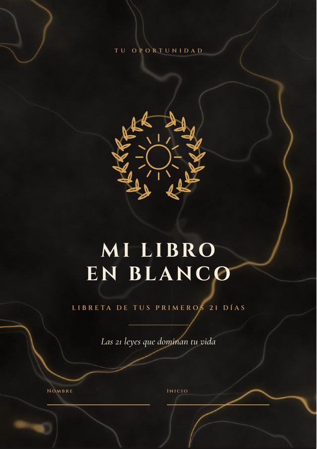 Portada de la libreta «Mi libro en blanco»